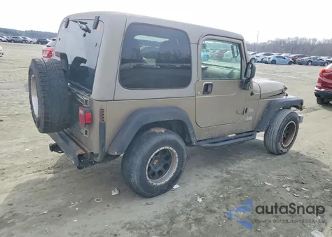 2003 Jeep Wrangler / Tj Sahara z USA, uszkodzony, nr VIN 1J4FA59S43P304642